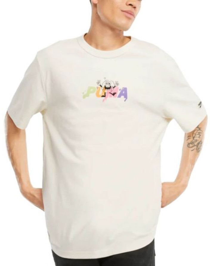 T-paita Puma Downtown Graphic Tee Valkoinen | 53159688