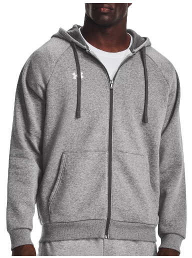 Huppari Under Armour Rival Fleece FZ Harmaa | 1379767-025