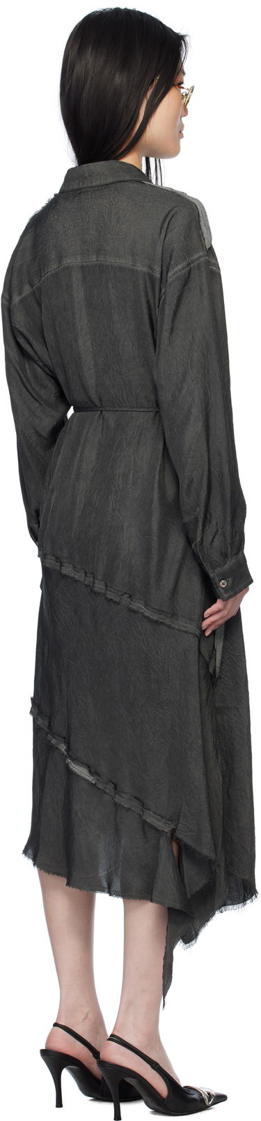 Mekko Diesel Diesel D-Raven-Q1 Midi Wrap Dress Harmaa | A17310 0CMBB, 2
