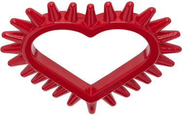 Peli We11done We11done Small Spike Heart Ring Punainen | WD-AJ1-23-503-U-RD, 0