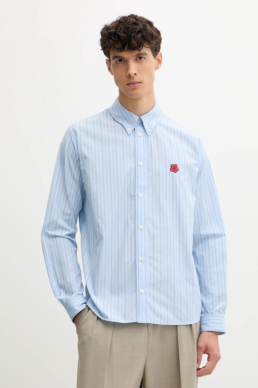 Paita KENZO Kenzo Relaxed Fit Striped Shirt Sininen | FF65CH4109LD
