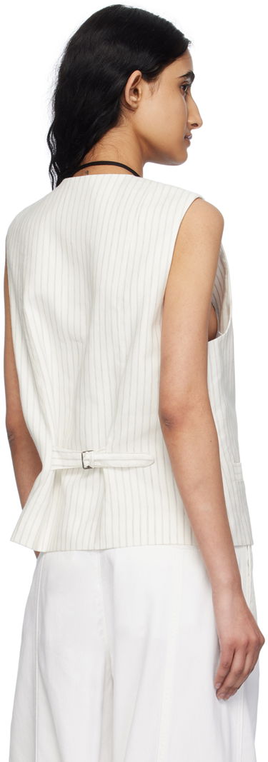 Liivi rag & bone Erin Pinstriped Vest Valkoinen | WAW24P4017LI17, 2