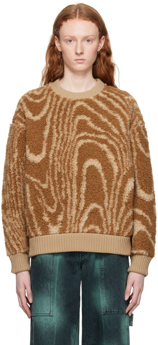 Villapaita Stella McCartney Stripe Knit Sweater Ruskea | 6J02093SPX70