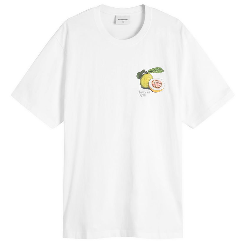 T-paita thisisneverthat thisisneverthat Guava Graphic T-Shirt, Size Large Valkoinen | TN253TTSST09-WHT