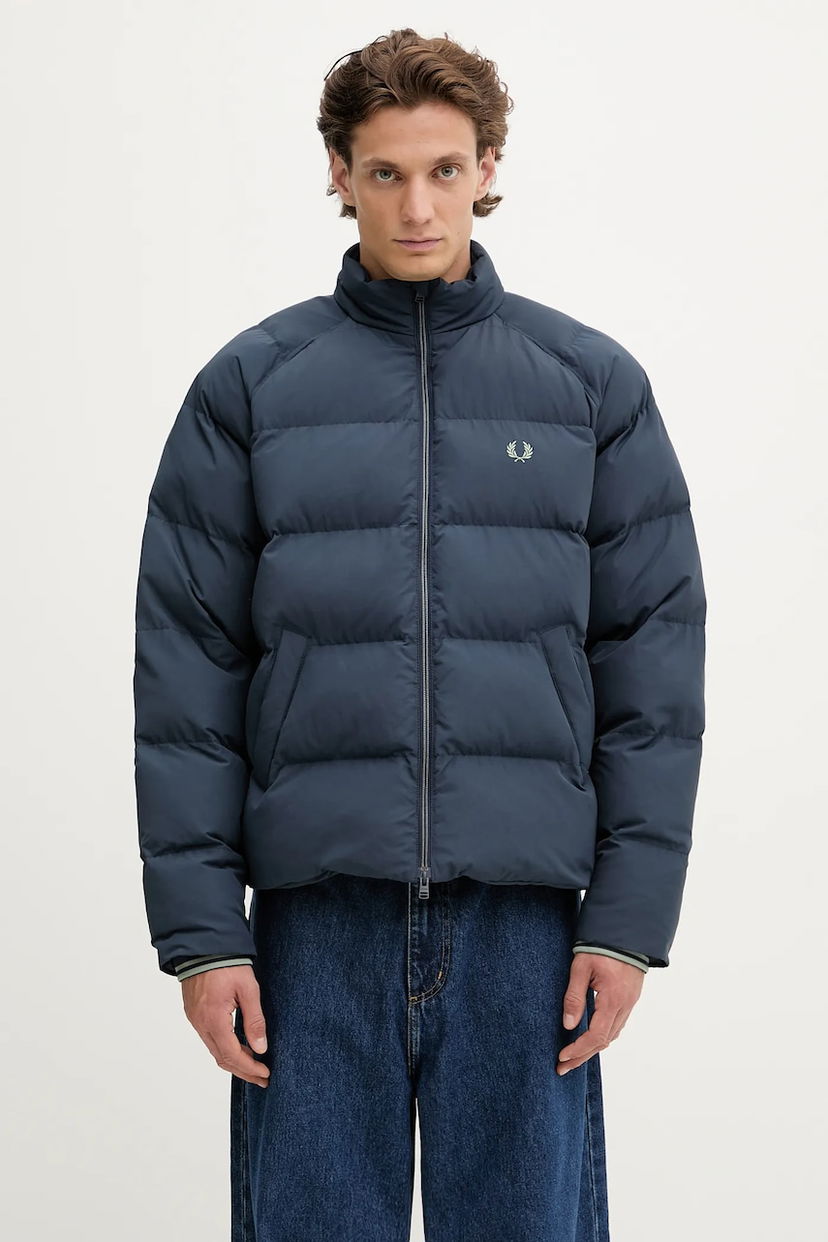 Puffer takki Fred Perry Fred Perry Puffer Jacket J1309 Tummansininen | J1309