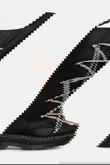 Tennarit ja kengät Rick Owens Rick Owens DRKSHDW 1B60 Quad Sole Pentalace Platform Boot Musta | DW02E6811.0001, 1