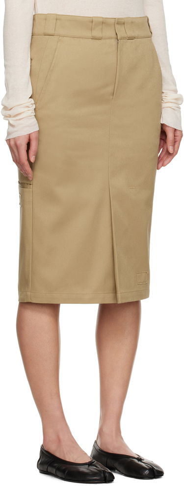 Hame Maison Margiela Maison Margiela Skater Chino Midi Skirt Harmaa | S51ME0028 S54042, 4