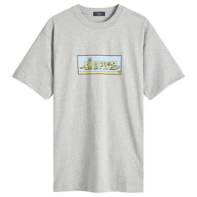 T-paita Dime World Heather T-Shirt Harmaa | DIMEHO2460GRY