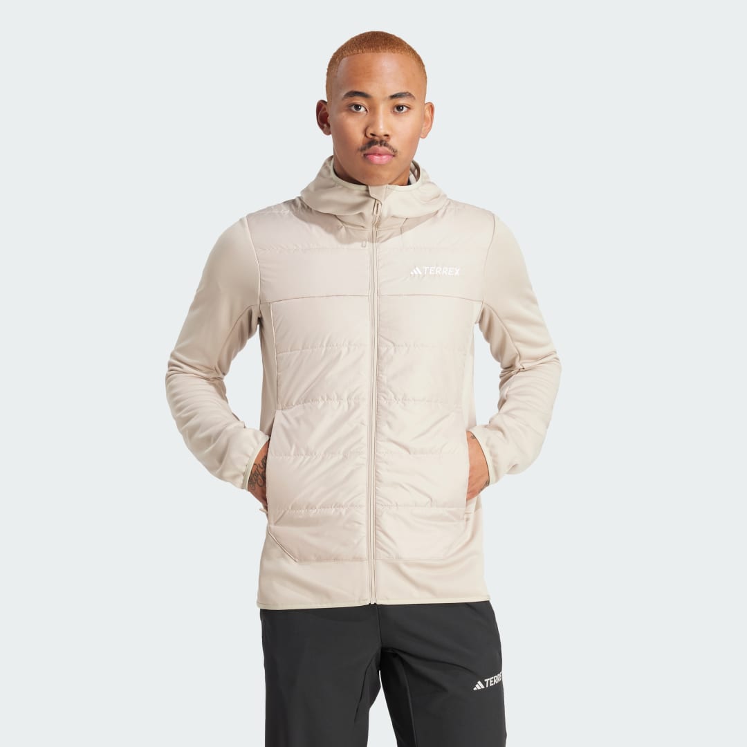 Takki adidas Performance Terrex Multi Hybrid Insulated Hooded Jacket Beige | IM8106, 0