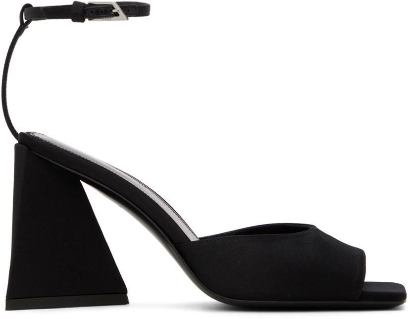 Vaatteet The Attico Attico Piper Heeled Sandals Musta | 231WS599 V015