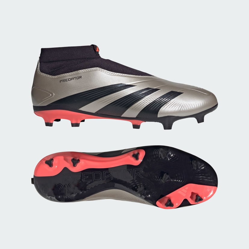 Tennarit ja kengät adidas Performance Predator League Laceless Firm Ground Metallinen | IF6331