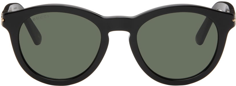 Aurinkolasit Gucci Gucci Black Round Sunglasses Musta | GG1501S-001