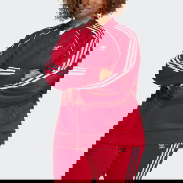 Bomber-takki adidas Originals Adicolor Classics SST Plus Size Track Jacket Punainen | IB5914, 5