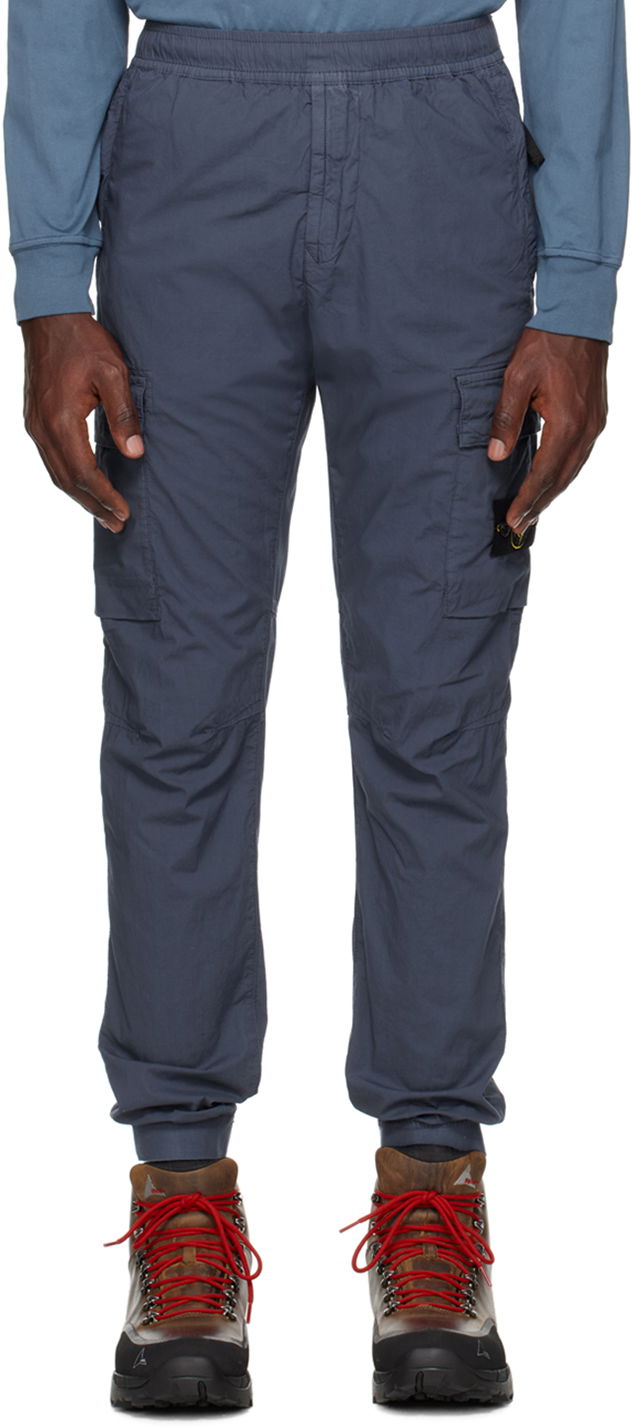 Cargo housut Stone Island Regular-Fit Cargo Pants Sininen | 801531303