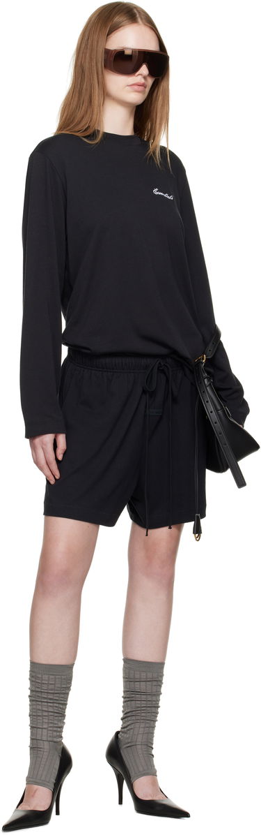 Shortsit Fear of God Fear of God ESSENTIALS Soccer Shorts Musta | 160SP255650FW, 3