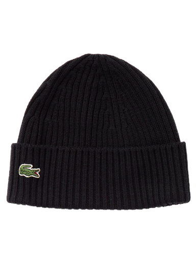 Pipo Lacoste KNITTED CAP Musta | 3666354851469