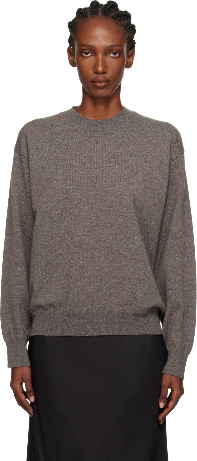 Villapaita Róhe Róhe Crew-Neck Sweater Harmaa | 416-23-318