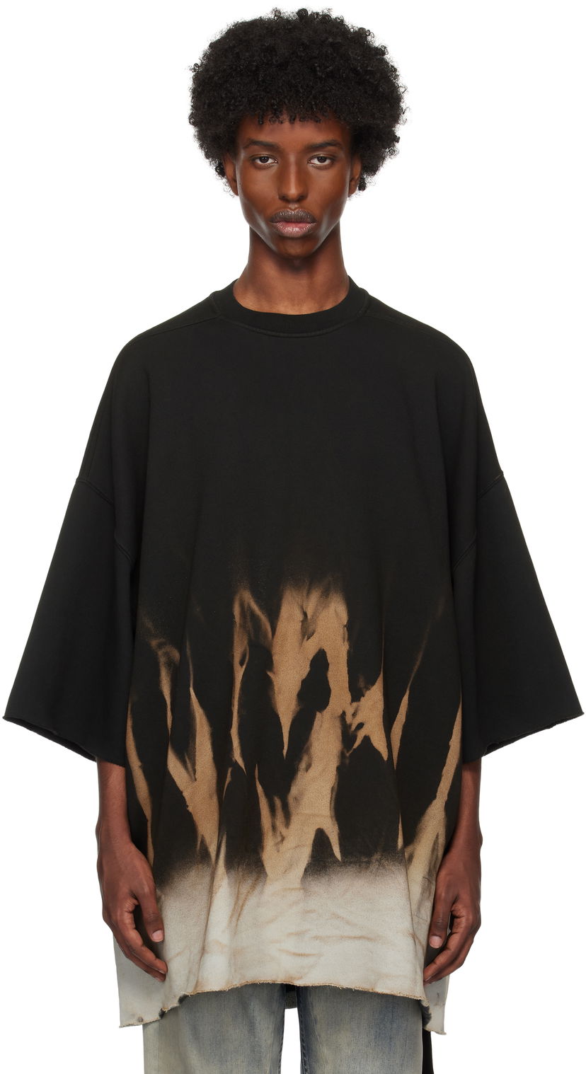 T-paita Rick Owens Porterville Tommy T-shirt Musta | DU02D2259 FSUN