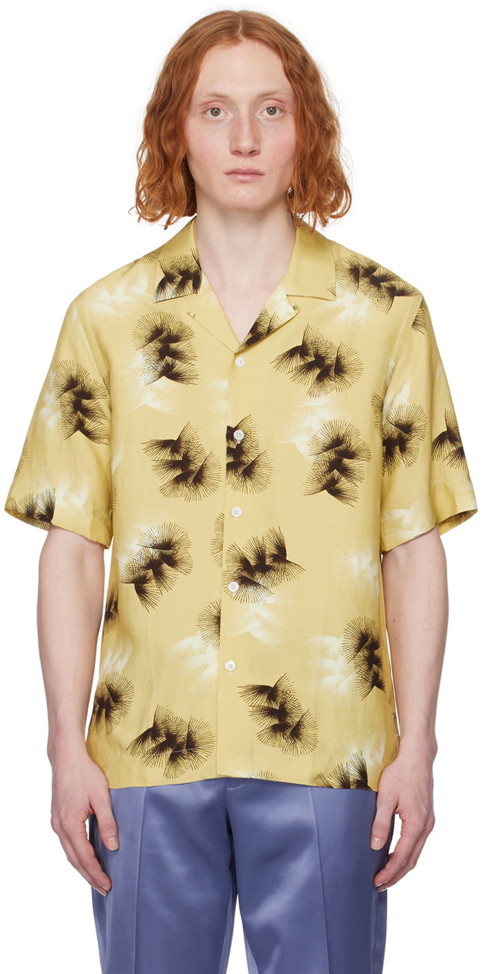 Paita Paul Smith Paul Smith Abstract Print Short Sleeve Shirt Keltainen | M1R-905U-M02229-10