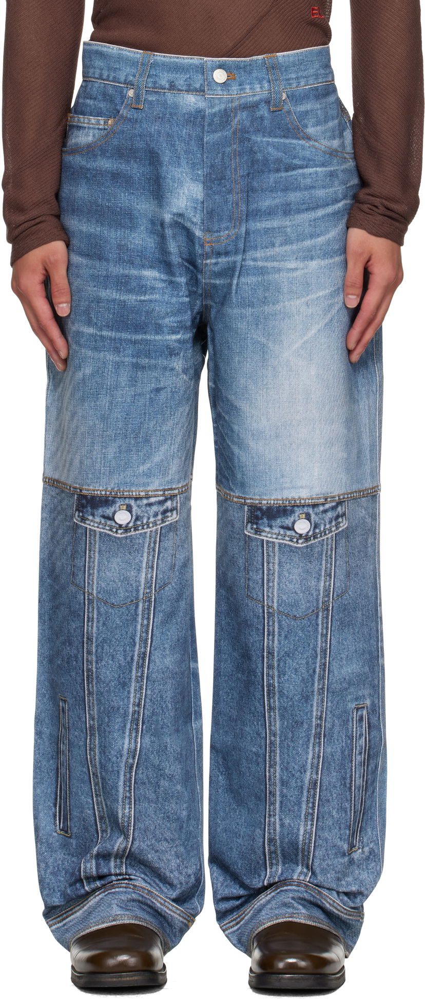 Jeans Andersson Bell Andersson Bell Printed Jeans Sininen | apa842u