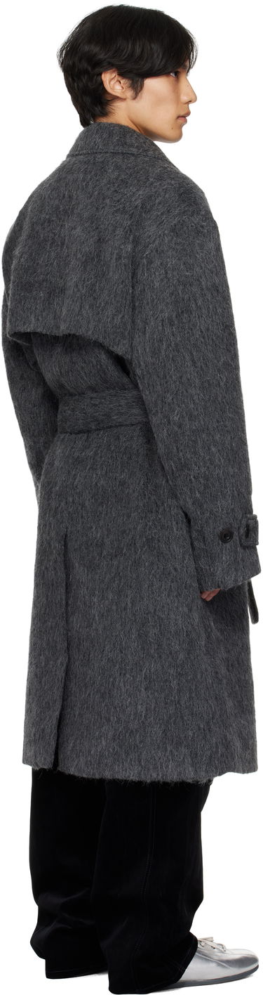 Takit Andersson Bell Andersson Bell Mattia Shaggy Wool Robe Coat Harmaa | awa715m, 2