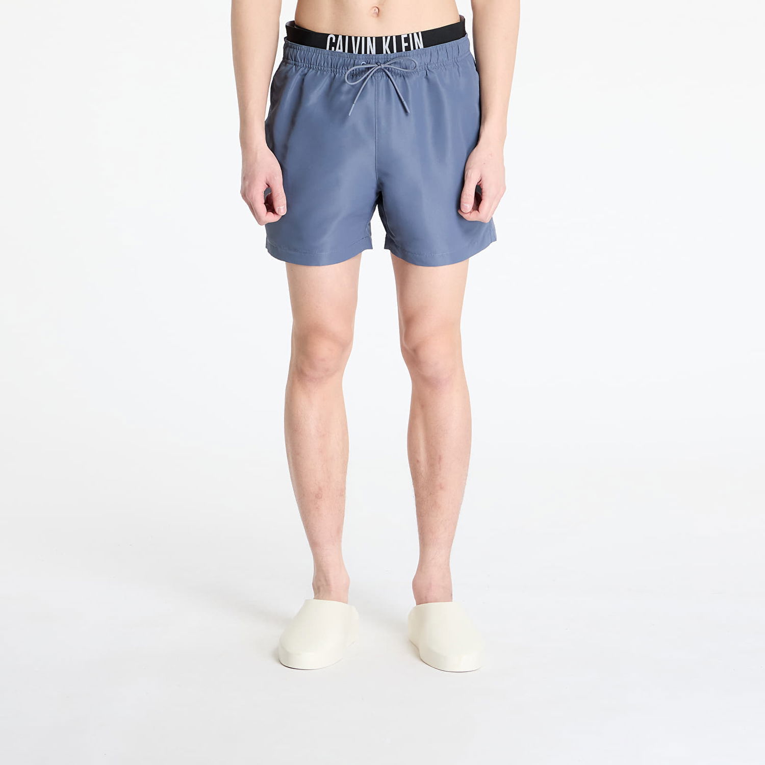 Uimapuvut CALVIN KLEIN Calvin Klein Jeans Medium Double WB Boardshorts Sininen | KM0KM01093 PCP, 0