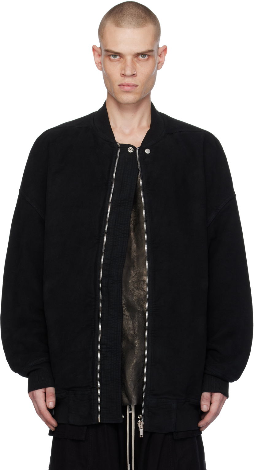 Bomber-takki Rick Owens Bomber Jacket Jumbo Flight Musta | DU02D2776 MO