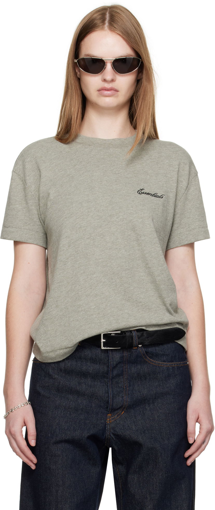 T-paita Fear of God Fear of God ESSENTIALS Classic Fit T-Shirt Harmaa | 125SP255865FW