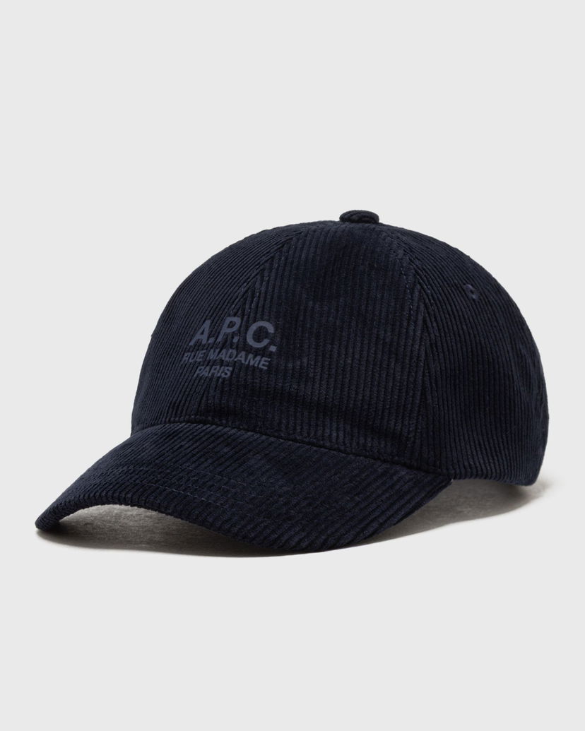 Korkki A.P.C. Charlie Rue Madame Corduroy Cap Tummansininen | COHBB-M24163-IAK