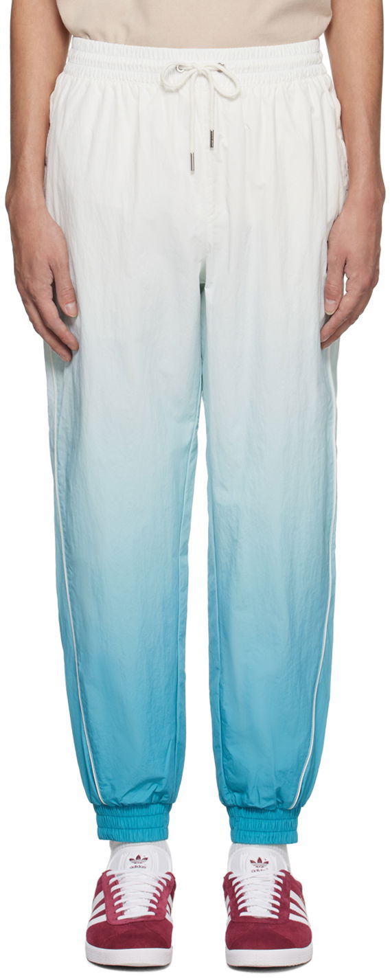 Verryttelyhousut Tommy Hilfiger Tommy Jeans White & Blue Degrade Track Pants Turkoosi | DM18054 CV3
