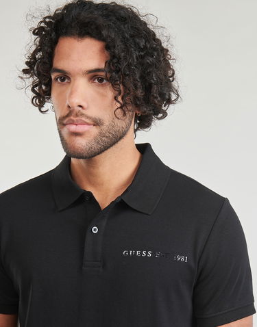 Poolopaita GUESS NOLAN SS POLO Musta | M4RP6-KBL51-JBLK, 4