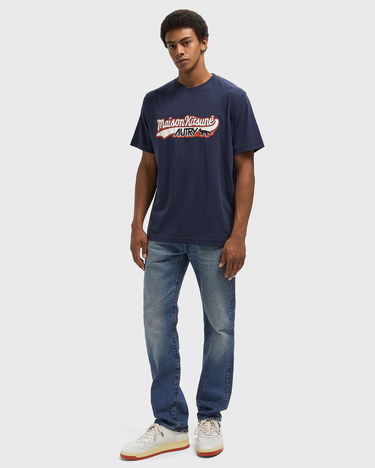 T-paita Autry Autry Action Shoes x Maison Kitsuné T-Shirt Tummansininen | TSPXMK2B, 1