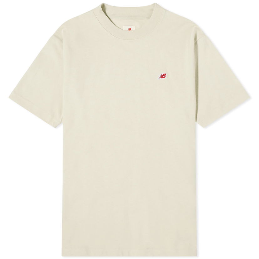 T-paita New Balance MADE in USA Core T-Shirt Beige | MT21543-SD