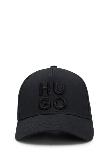 Korkki BOSS HUGO Embroidered Logo Twill Cap Musta | 50533409