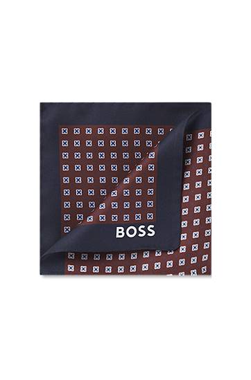 Huivi BOSS Silk pocket square with geometric digital print Monivärinen | 50551499, 0