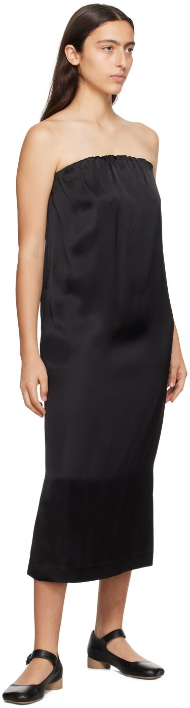 Mekko Loulou de Saison Loulou de Saison Strapless Midi Dress Musta | SIPLE, 3