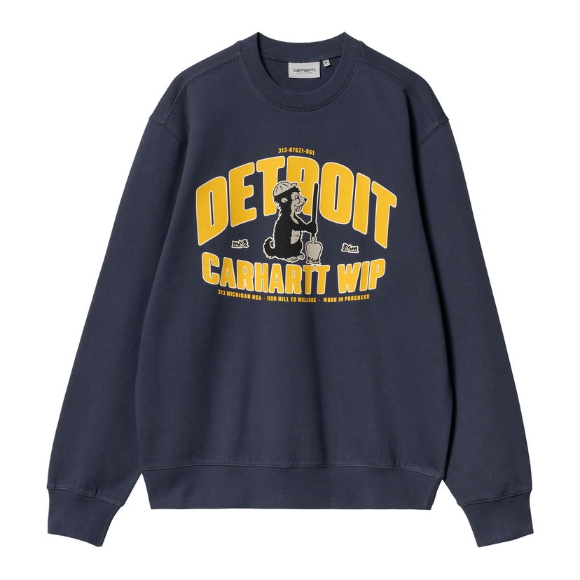 Huppari Carhartt WIP Underground Sweatshirt Tummansininen | I034723_6