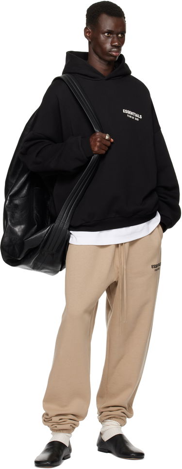 Huppari Fear of God Fear of God ESSENTIALS Fleece Hoodie Musta | 192HO246250F, 4