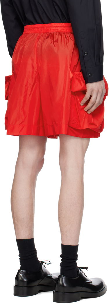 Shortsit Simone Rocha Simone Rocha Cargo Flap Pocket Drawstring Shorts Punainen | 4135 1067, 2