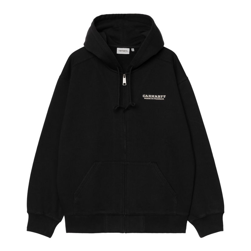 Huppari Carhartt WIP Hooded Runaway Sweat Jacket Musta | I034414_4