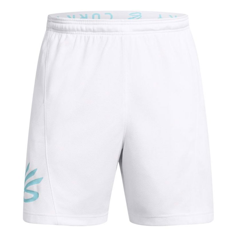 Shortsit Under Armour Curry Splash Basketball Shorts Valkoinen | 1380327-100