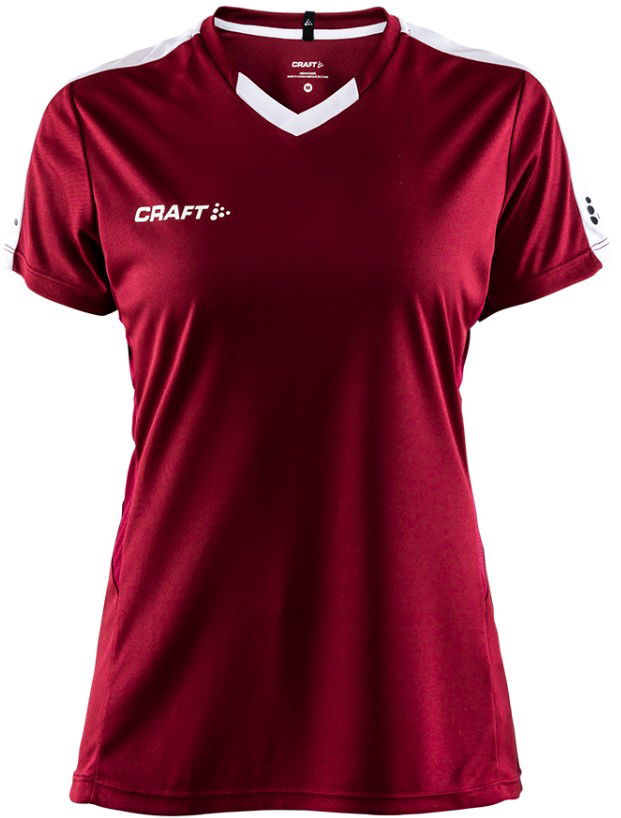 T-paita Craft Jersey Contrast T-Shirt Red Punainen | 1905567-1777
