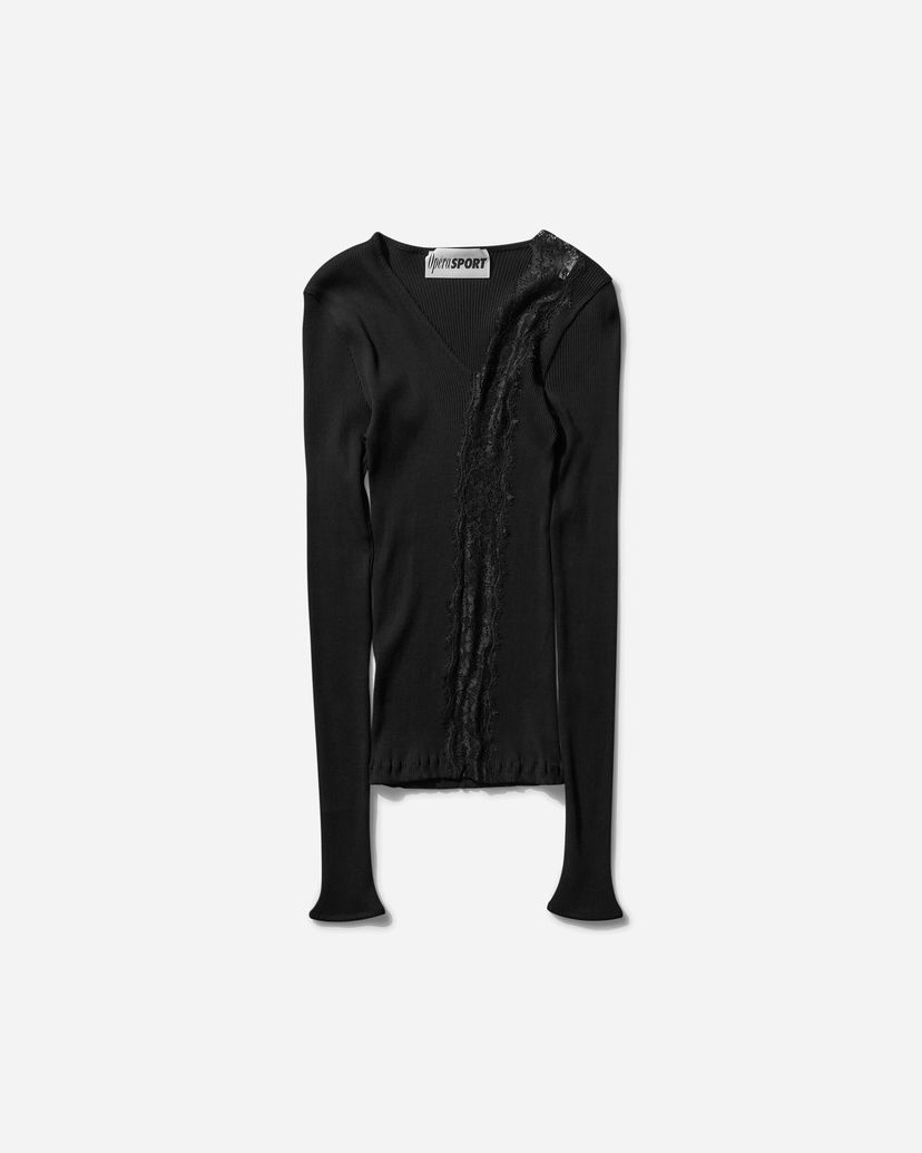 Villapaita OpéraSPORT Ellie Seamless Top Musta | SS25-A15 BLK