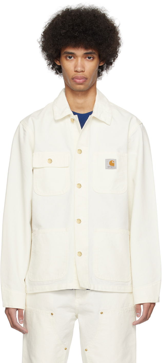 Takki Carhartt WIP Work Jacket Valkoinen | I031519