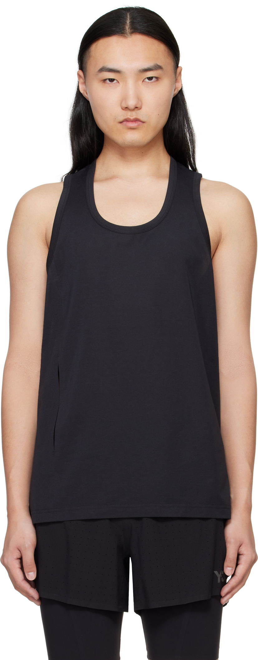 Tankkitoppi Y-3 Y-3 Sleeveless Tank Top Musta | JN4912