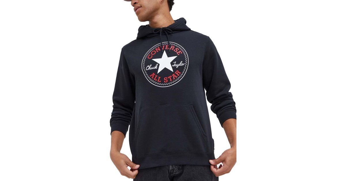 Huppari Converse Go-To All Star Fleece Musta | 10025470-a01-001, 1