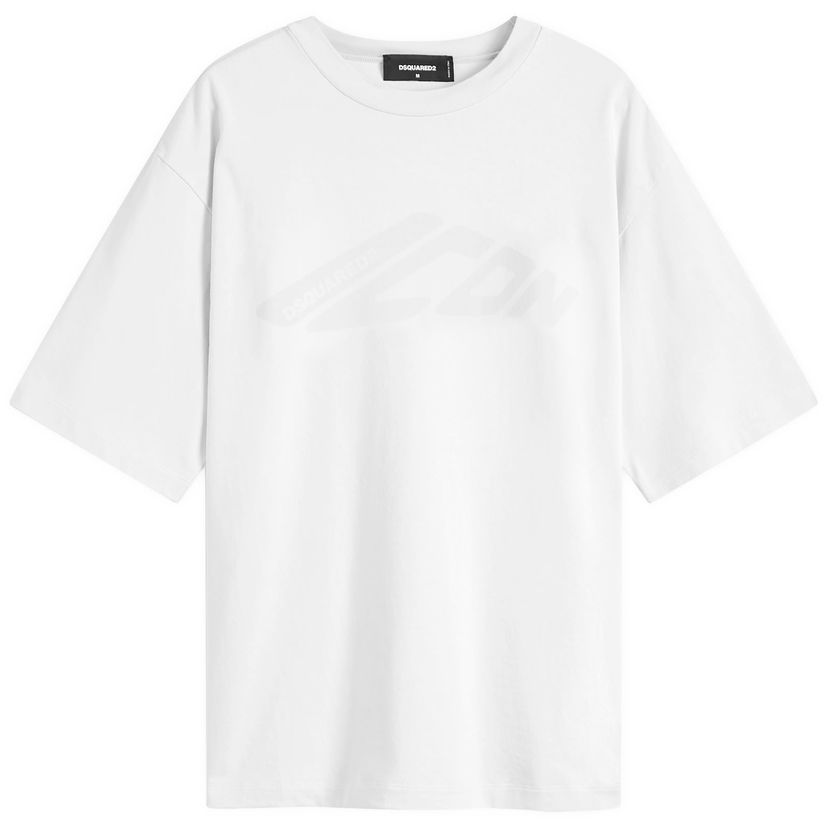 T-paita DSQUARED2 ICON Loose Fit T-Shirt Valkoinen | S79GC0107-S24583-100