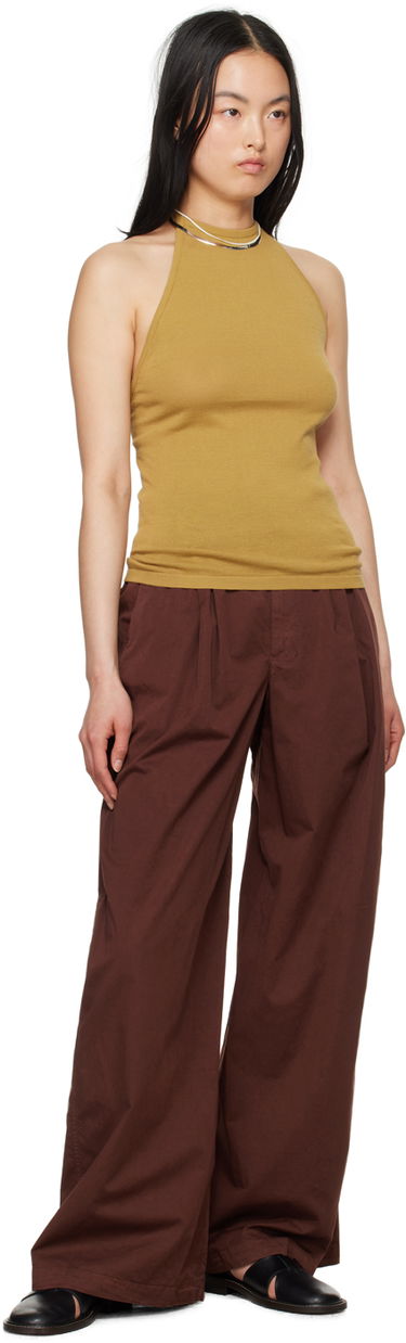 Tankkitoppi LEMAIRE Halter Tank Top Keltainen | TO1228 LK116, 3