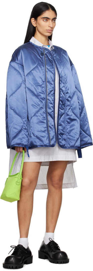 Puffer takki JW Anderson JW Anderson Oversized Quilted Jacket Sininen | JK0374-PG1680, 3