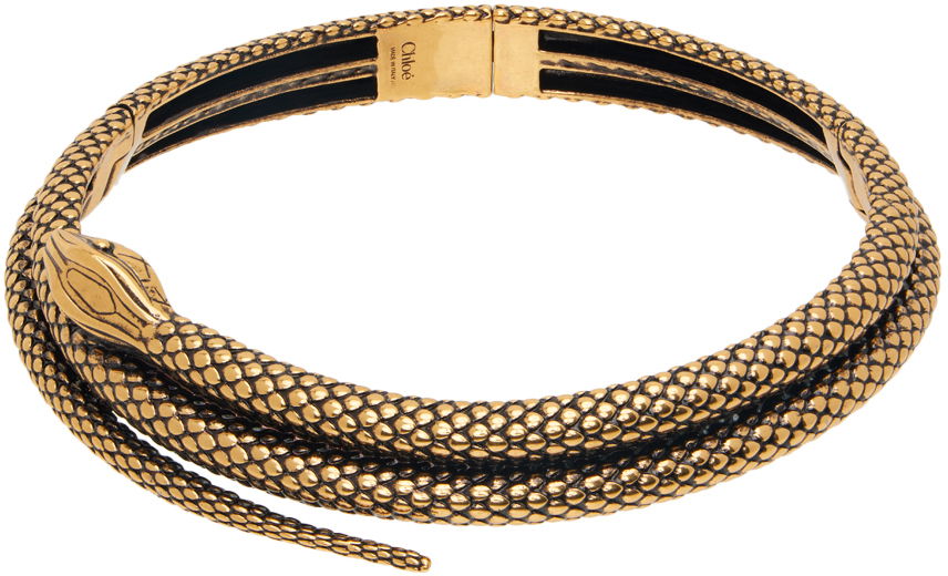 Kaulakoru CHLOÉ Snake Gold Choker Metallinen | CHC24WFO71CB7, 0